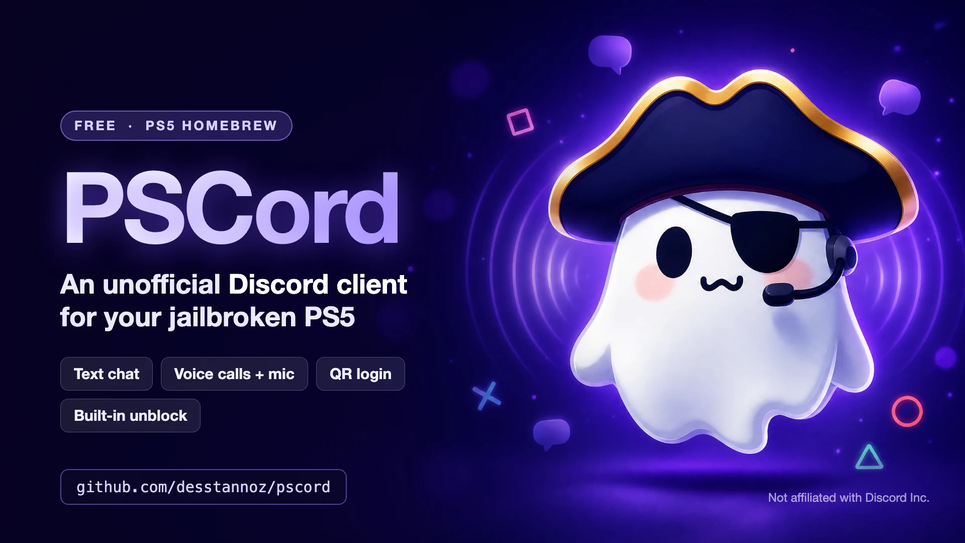 PSCord cover